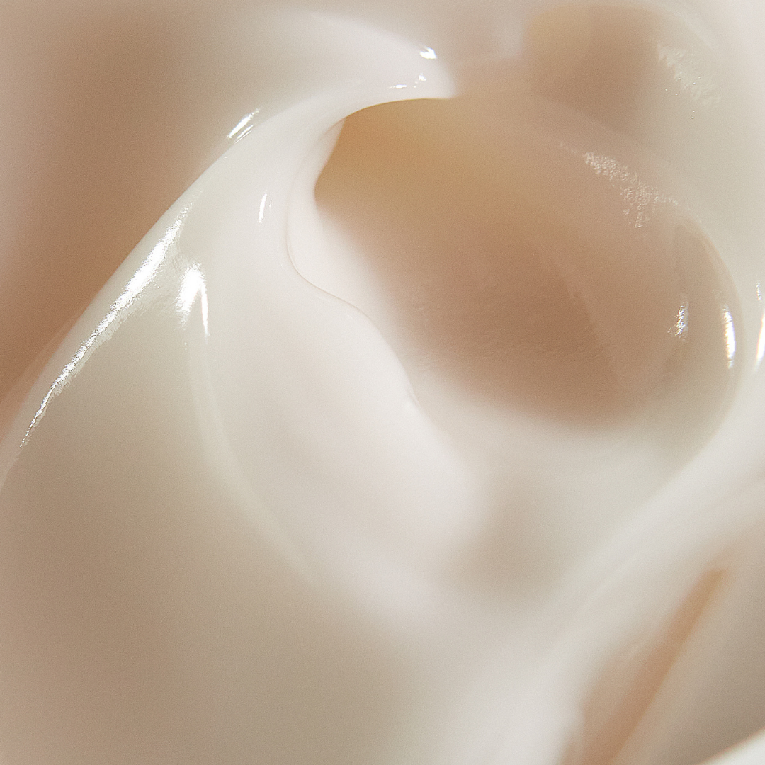 Close-up of smooth, creamy texture