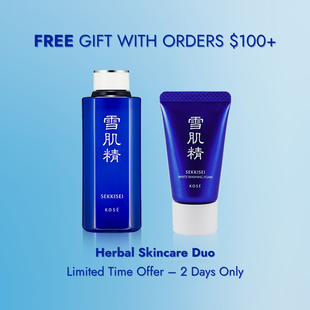 Limited time offer - 2 days only: Free Herbal Skincare Duo with $100+