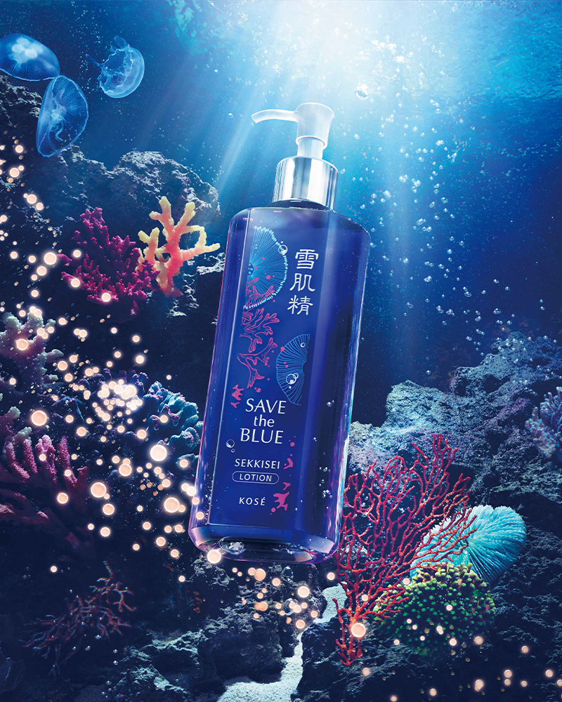 KOSE SAVE the BLUE 乳液 140ml Ocean Project｜Sekkisei SAVE the BLUE｜KOSE