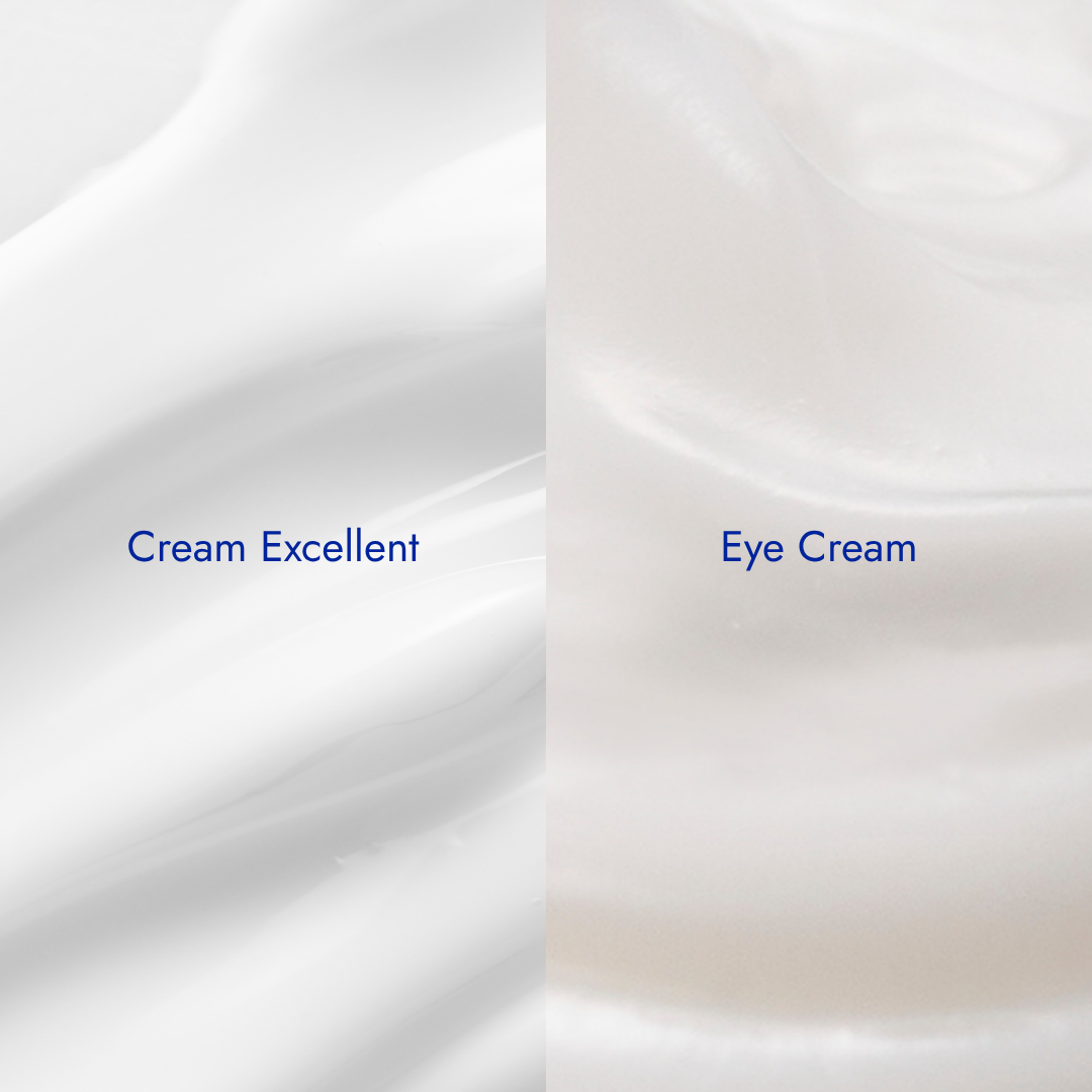 Texture details of Cream Excellent and Eye Cream