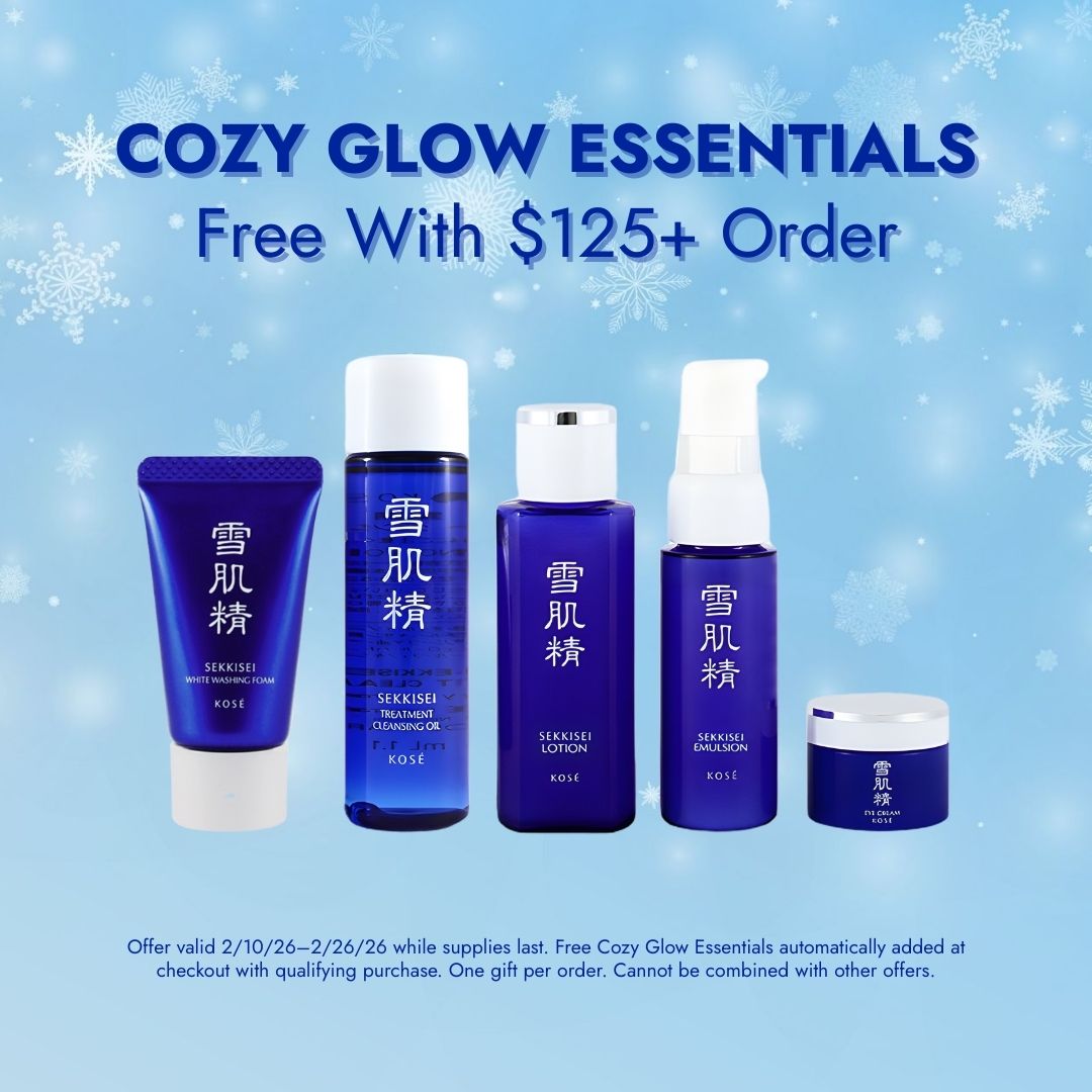 Cozy Glow Essentials Free with $125+ Order - Offer valid 2/10/2026 through 2/26/2026 while supplies last. Free Cozy Glow Essentials automatically added at checkout with qualifying purchase. One gift per order. Cannot be combined with other offers.