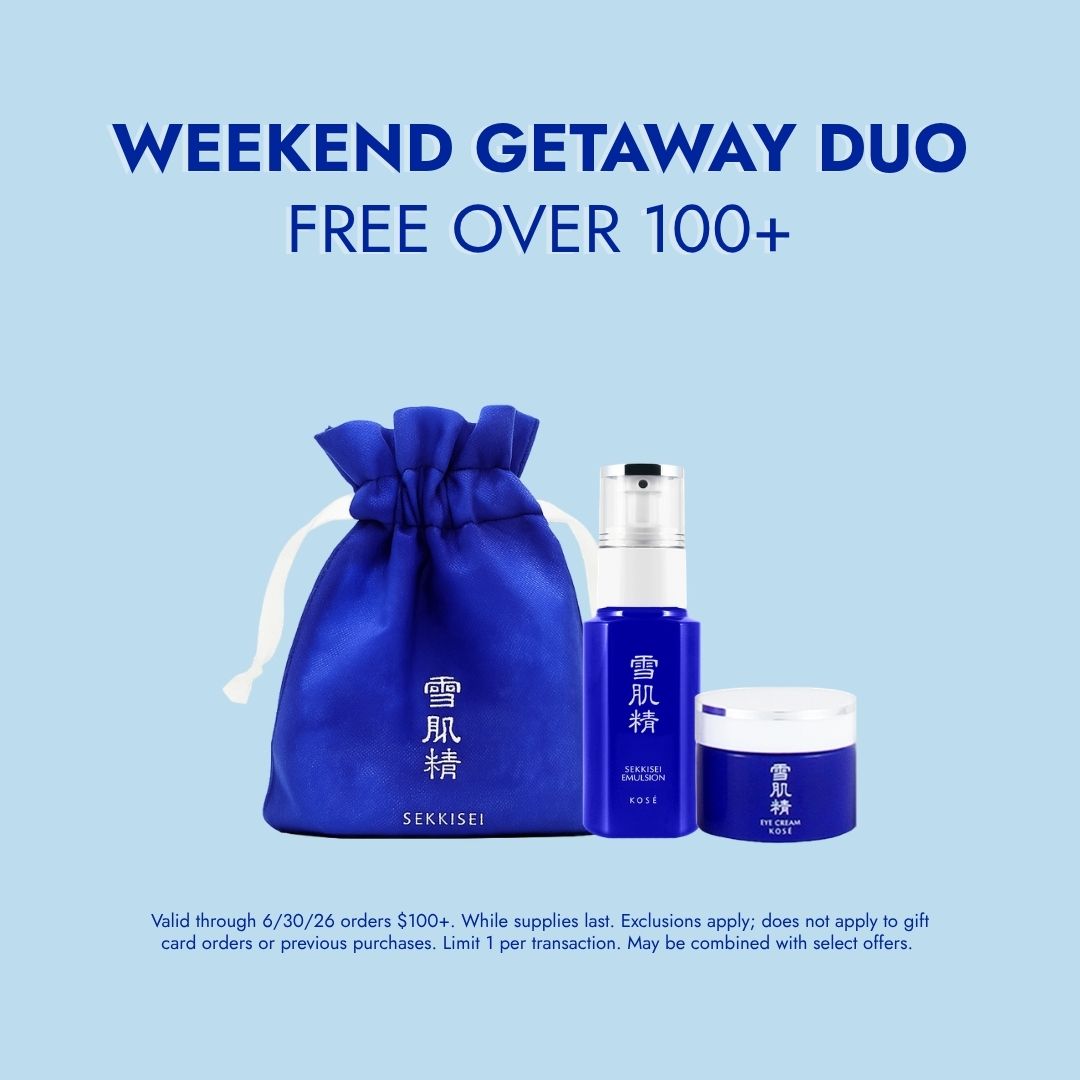 WEEKEND GETAWAY DUO
FREE OVER 100+ / Valid through 6/30/26 orders $100+. While supplies last. Exclusions apply; does not apply to gift card orders or previous purchases. Limit 1 per transaction. May be combined with select offers.